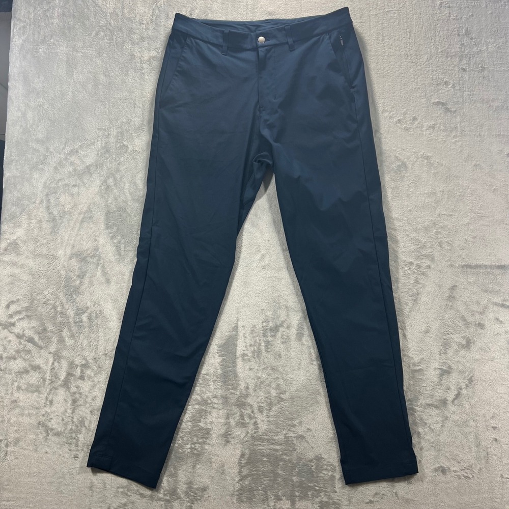 LULULEMON Commission Pant Classic Mens 32 Navy‎ Blue Technical Chino